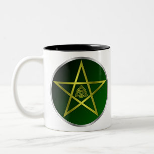 Tasse 2 Couleurs Pentacle or