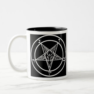 Tasse 2 Couleurs Pentagramme de Baphomet