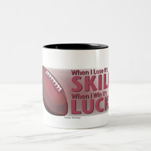 Tasse 2 Couleurs Perdre des compétences gagner la chance Football