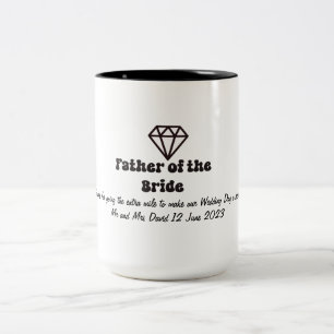 Tasse 2 Couleurs Père de la mariée