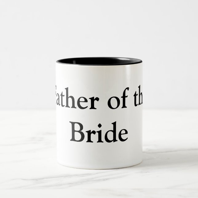 Tasse 2 Couleurs Père des cadeaux de mariée (Centre)