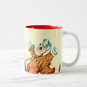 Tasse 2 Couleurs Père Noël au travail