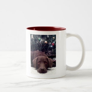 Tasse 2 Couleurs Père Noël de attente