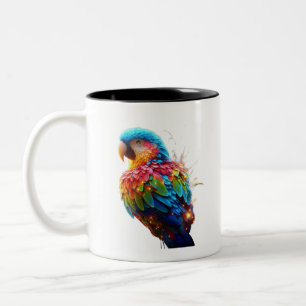 Tasse 2 Couleurs Perroquet