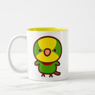 Tasse 2 Couleurs Perroquet superbe