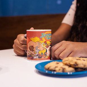 Tasse 2 Couleurs Personnages et logo de Looney Tunes Show