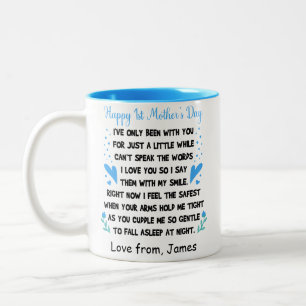Tasse 2 Couleurs Personnalisation de Happy 1er Mother's Day, person