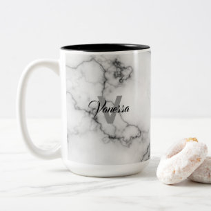 Tasse 2 Couleurs Personnalisation du Motif de marbre