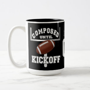Tasse 2 Couleurs Personnalisé Composé Jusqu'À L'Humour De Football 