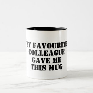 Tasse 2 Couleurs Personnalisé Funny Collègue cadeau secret Père Noë