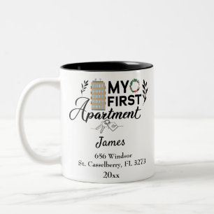 Tasse 2 Couleurs Personnalisé Mon Premier Appartement 2021
