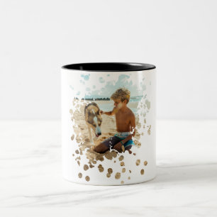 Tasse 2 Couleurs Personnalisé Splash Art personnalisé