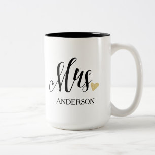 Tasse 2 Couleurs Personnalisée Mme   Épouse à être-2