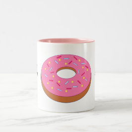 Tasse 2 Couleurs Personnaliser de ce graphique en anneau à noix de 