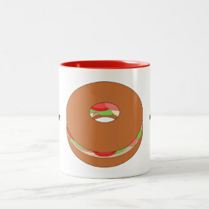 Tasse 2 Couleurs Personnaliser de cette image Bagel