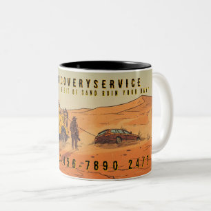 Tasse 2 Couleurs Personnaliser le service de dépanneuse de dépannag