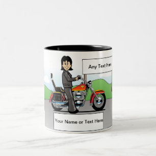 Tasse 2 Couleurs Personnalized Motorcycle