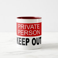 Personne privée rester en dehors