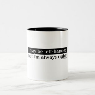 Tasse 2 Couleurs Personnes gauchères