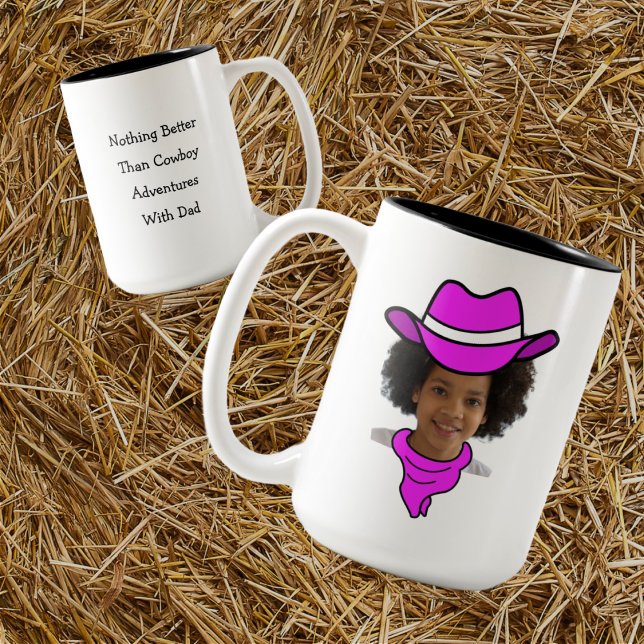 Tasse 2 Couleurs Petit cow-boy ou cow-girl personnalisable (Créateur téléchargé)