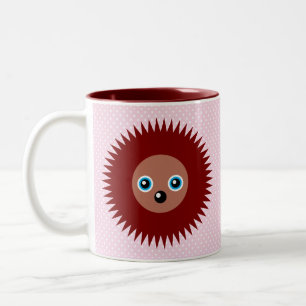 Tasse 2 Couleurs Petit hérisson mignon
