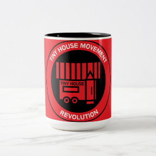 Tasse 2 Couleurs Petit Mouvement de maisons - Maisons minuscules -