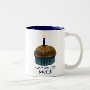 Tasse 2 Couleurs Petit pain de joyeux anniversaire