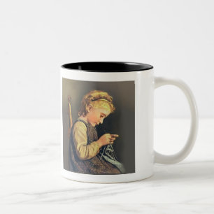 Tasse 2 Couleurs Petit Tricot fille