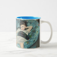 Petite fille dans un fauteuil bleu, 1878 (oi