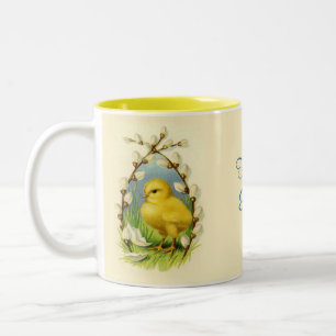 Tasse 2 Couleurs Petite poule de Pâques Voyage Musique