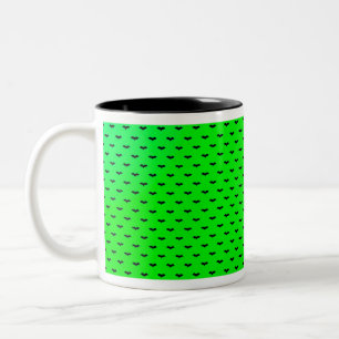 Tasse 2 Couleurs Petites chauves-souris vertes