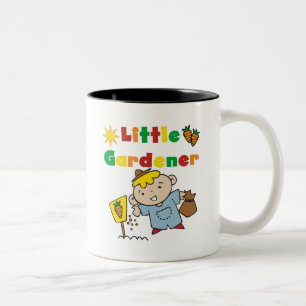 Tasse 2 Couleurs Petits T-shirts et cadeaux de jardinier de garçon