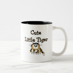 Tasse 2 Couleurs Petits T-shirts et cadeaux mignons de tigre