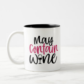 Tasse 2 Couleurs Peut contenir du vin