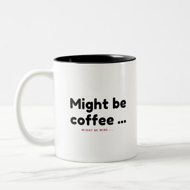 Tasse 2 Couleurs Peut-Être Du Café (Gauche)