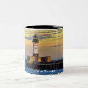 Tasse 2 Couleurs Phare, Duluth Minnesota