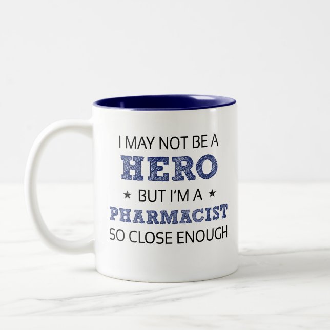 Tasse 2 Couleurs Pharmacien Humour nouveauté (Gauche)