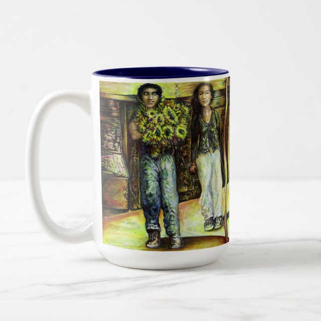 Tasse 2 Couleurs Phase de ChapeI Sixtine d'un ChaIIenge (Gauche)