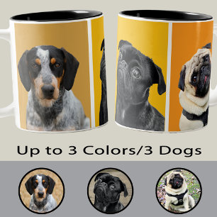 Tasse 2 Couleurs Photo de compagnie personnalisée avec 3 couleurs/3