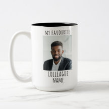 Photo et nom personnalisés Mon collègue favori