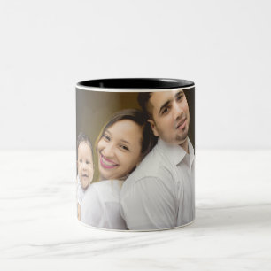 Tasse 2 Couleurs Photo personnalisée Ajouter votre image personnali