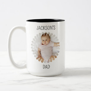 Tasse 2 Couleurs Photo personnalisée du visage de bébé, personnalis