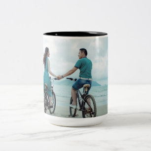 Tasse 2 Couleurs Photo personnalisée en couple