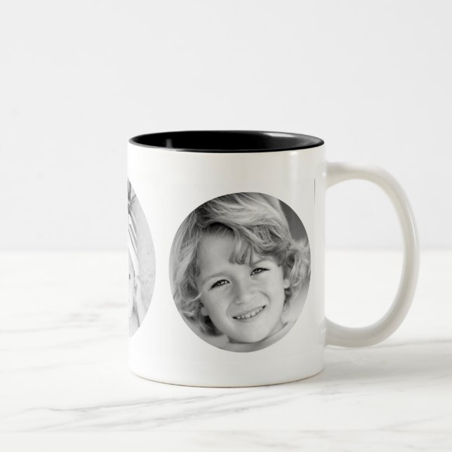 Tasse 2 Couleurs Photo personnalisée Musique (Droit)