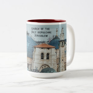 Tasse 2 Couleurs Photo vintage foi chrétienne religieuse