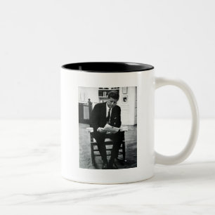 Tasse 2 Couleurs Photographie de John F. Kennedy 2