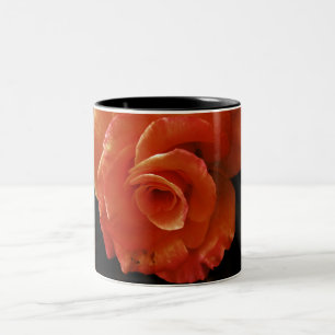 Tasse 2 Couleurs Photographie Rose Orange