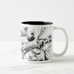 Tasse 2 Couleurs Piaulements préhistoriques, 1894