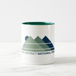 Tasse 2 Couleurs Pic du District National Park Mountain Sun