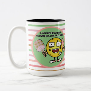 Tasse 2 Couleurs Pickleball Si Vous Voulez Soft Serve Aller Pour Gl